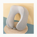 HOMIEE Almohada de Viaje para Avión, Almohada de 360 °, Espuma Viscoel