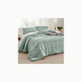 BEDSURE Ropa de cama de 220 x 240 cm, algodón caqui, 240 x 220 cm, fun