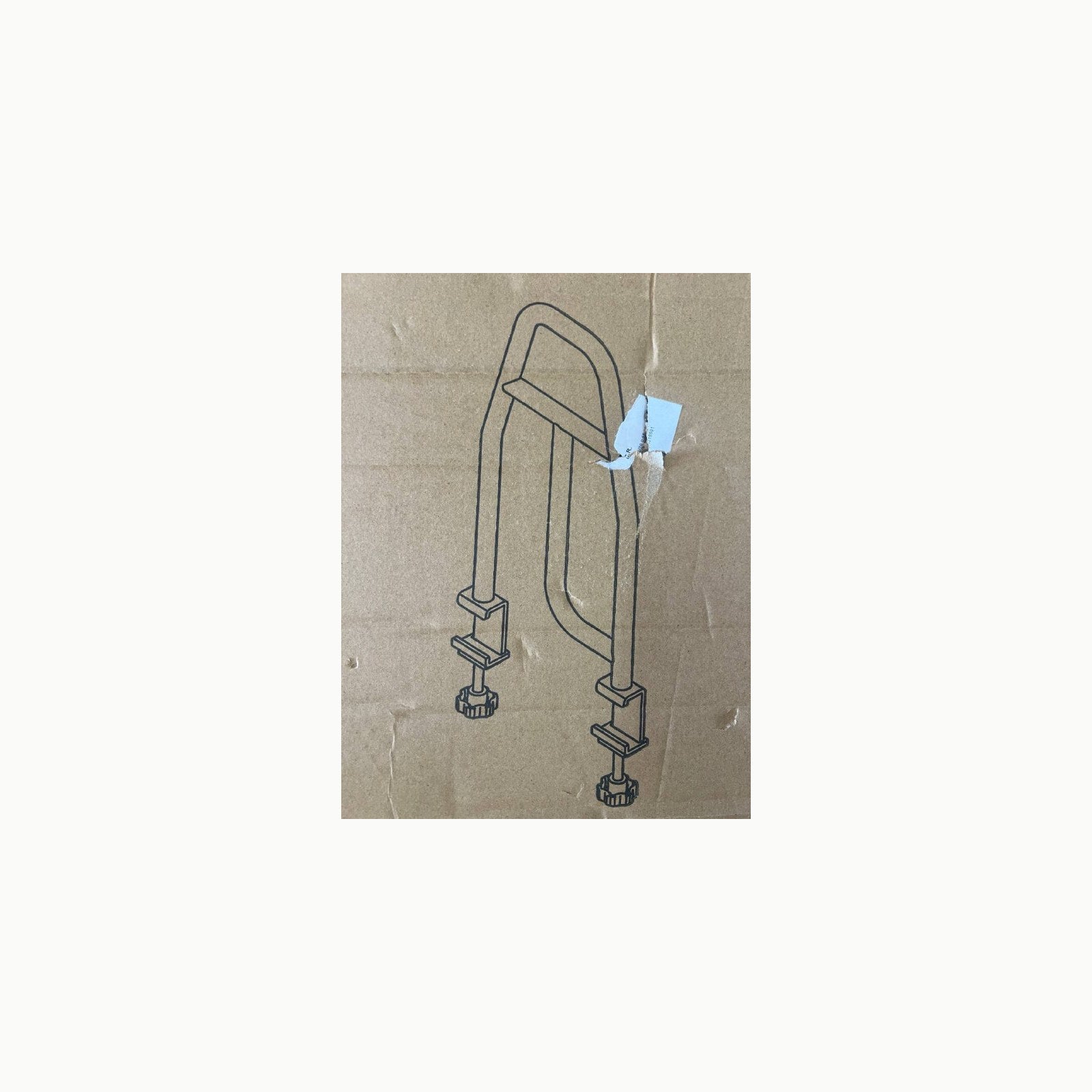 NRS Healthcare Community P94367 - Asa de Agarre para Cama, Color Gris 