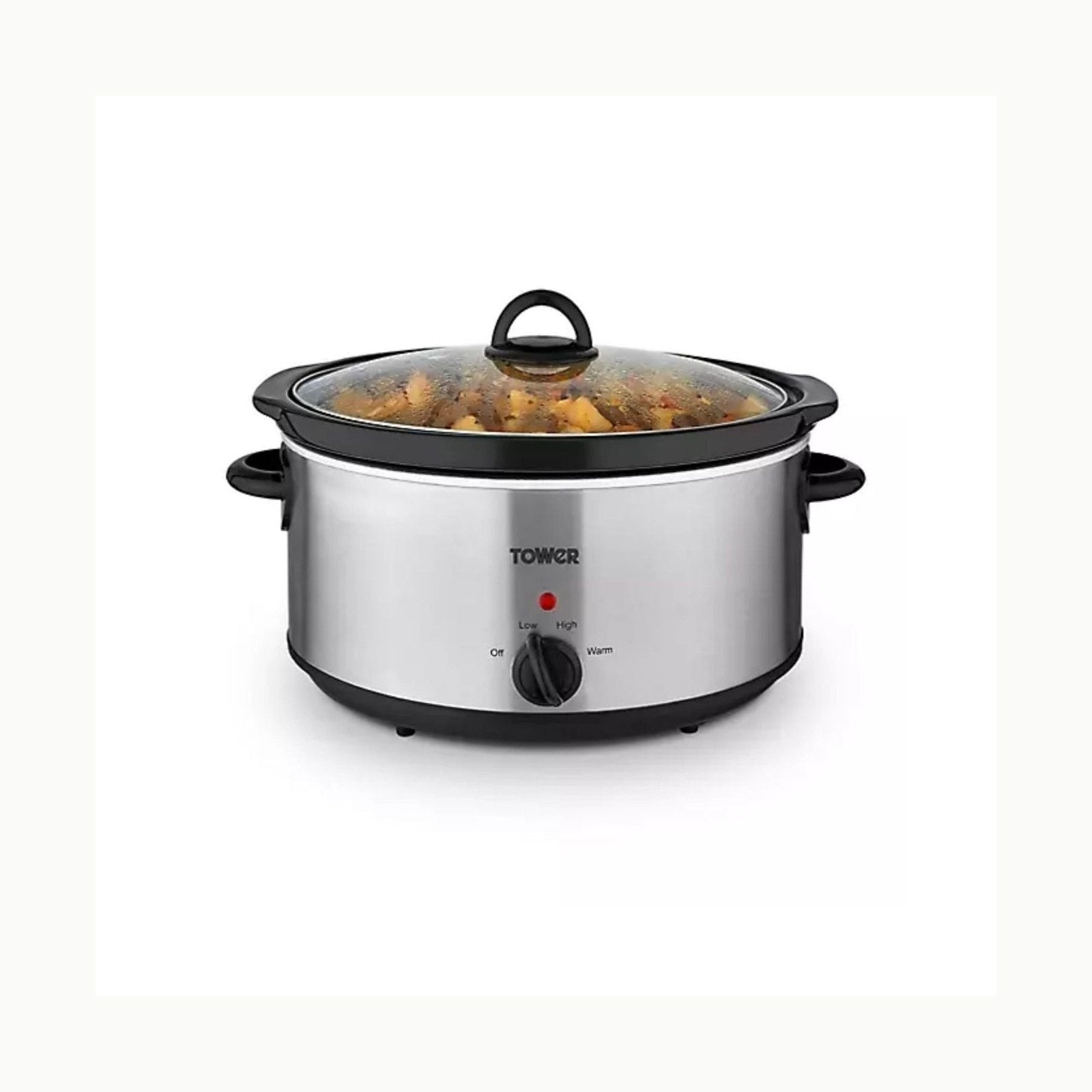 Cavaletto Olla Lenta Tower T16043GRY Olla de Cocción Lenta de 6.5 Litr