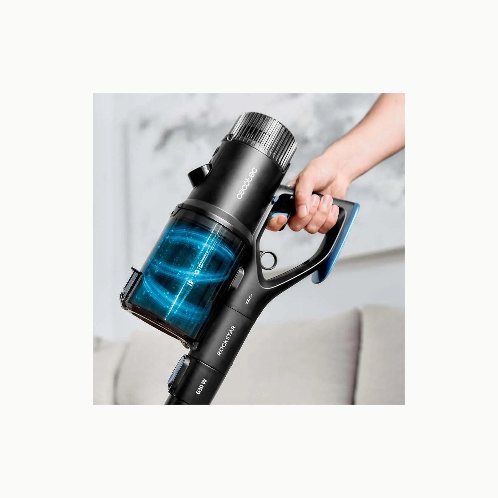 Cecotec Aspirador Escoba sin Cable Conga Rockstar 6500 Century ErgoWet