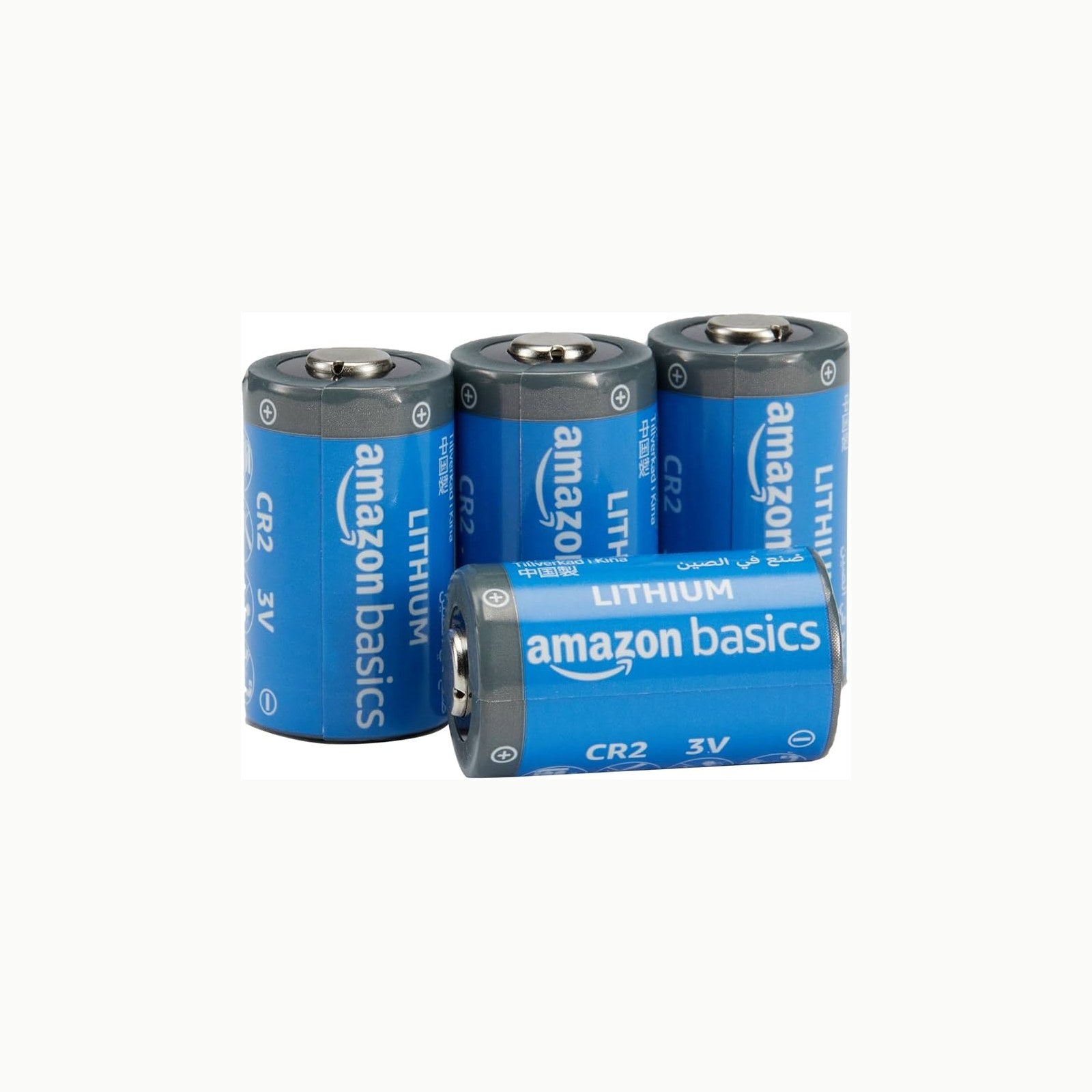 Paquete de 4 pilas CR2 Amazon Basics \- Paquete de 4 pilas de litio CR